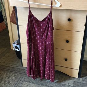 Old Navy burgundy dress